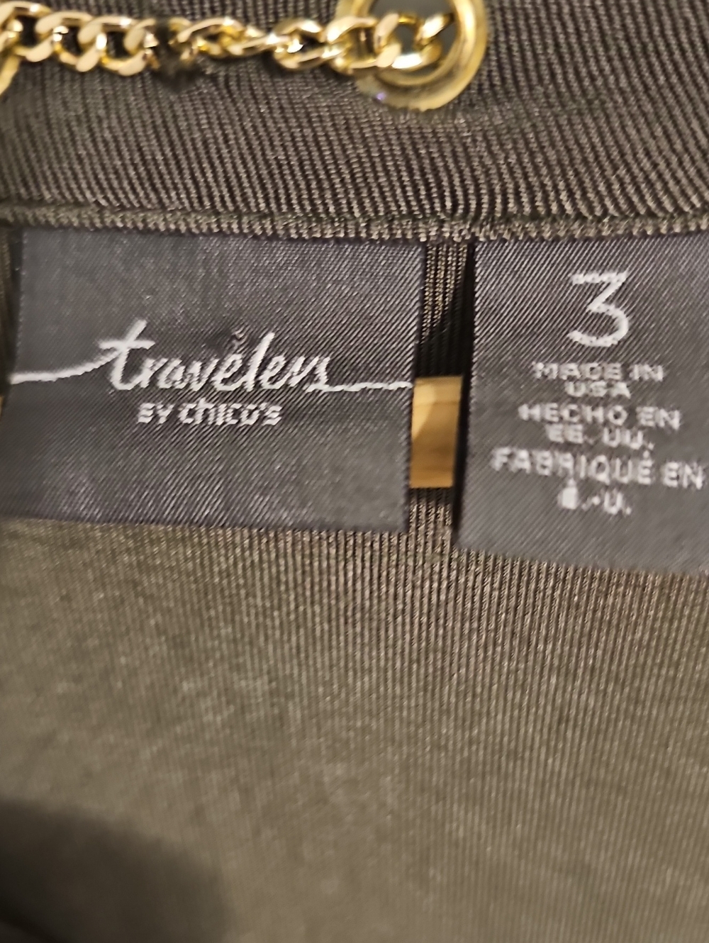 Chicos Rayon Blend Tunic - Picture 2 of 5
